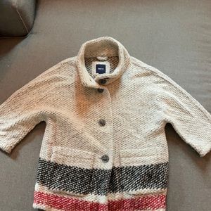 Gap girls sweater coat small